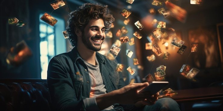 Dasbor status layanan dengan kartu informasi